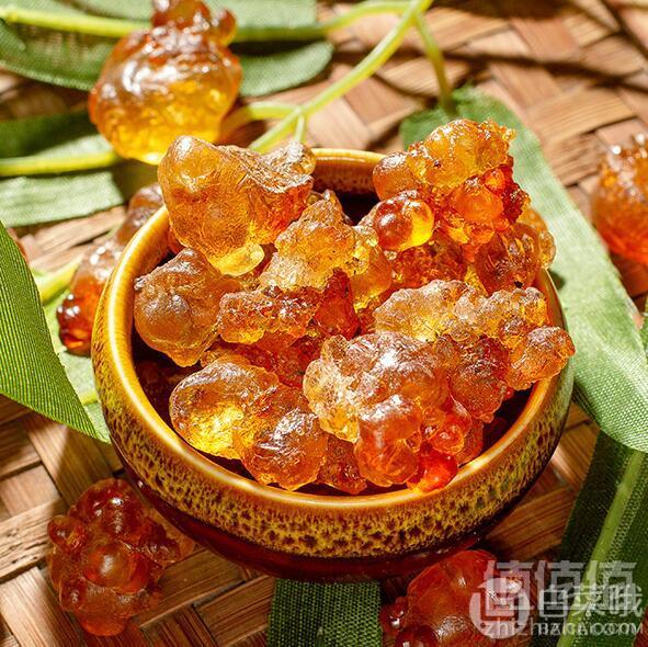 雪滋 天然野生食用桃花泪桃胶 100g*2件9.9元包邮（买一送一）