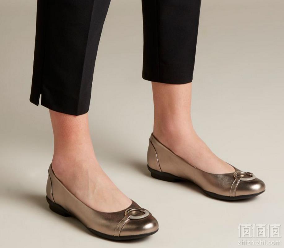 限尺码，Clarks 其乐 Neenah Vine 女士经典芭蕾平底鞋 Prime会员凑单免费直邮到手266.41元