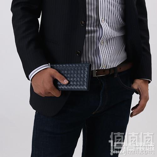 金盒特价，Bottega Veneta 葆蝶家 244688 V4651 4013 长款小牛皮编织钱包 Prime会员免费直邮含税到手3113.58元