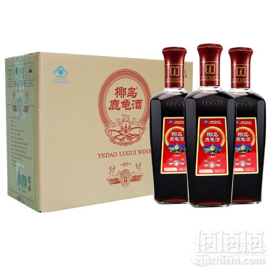 椰岛鹿龟酒500ml*6瓶 送1瓶208元包邮