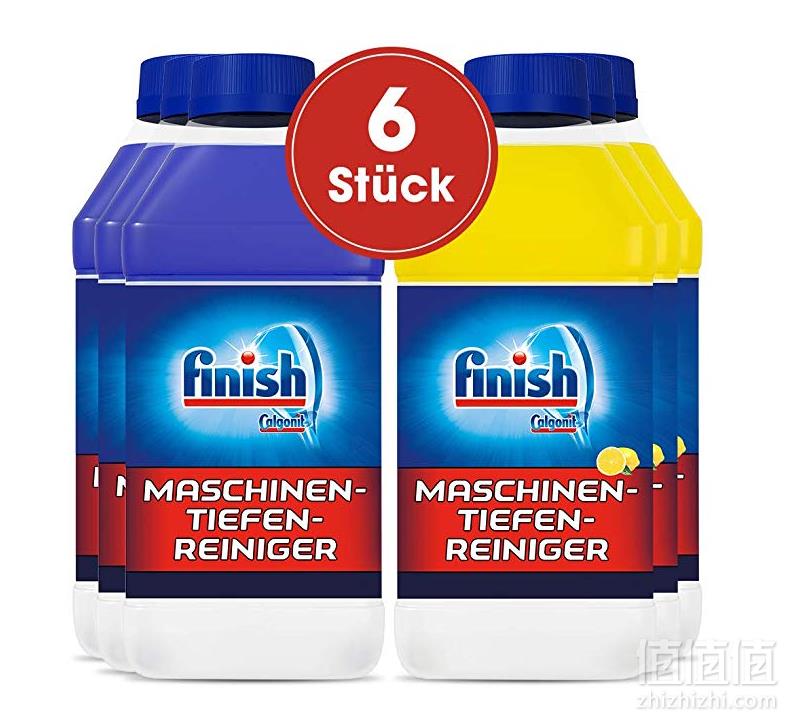 德国进口，Finish 亮碟 洗碗机专用清洁剂 250ml*6瓶 Prime会员凑单免费直邮含税到手142.31元