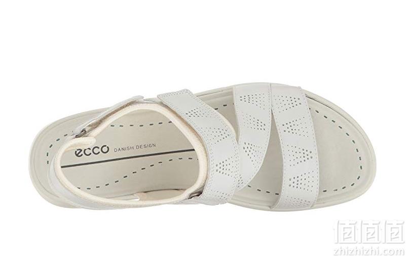 ECCO 爱步 Soft 5 女士牛皮魔术贴平底凉鞋 .99到手430元