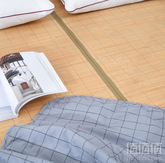 网易严选 平滑细篾头层青碳化竹凉席 1.8米194.4元包邮