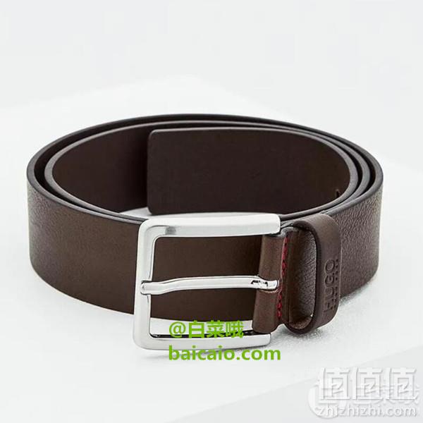 HUGO Hugo Boss 雨果·博斯 Gellot 男士真皮皮带 Prime会员免费直邮含税到手284.64元