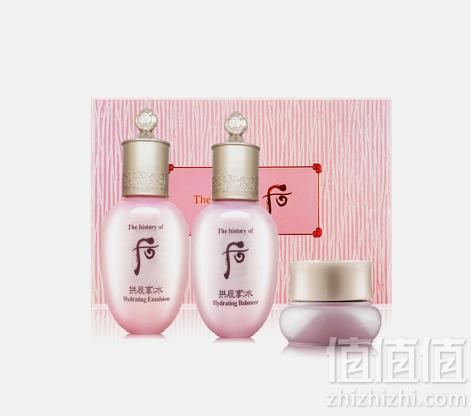 Whoo 后 拱辰享水妍清爽粉色旅行装三件套小样57元包邮包税（需领券）