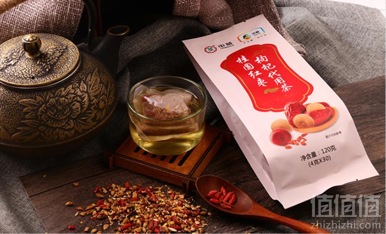 中粮出品，中茶牌 红枣桂圆枸杞茶120g9.9元包邮（需领券）