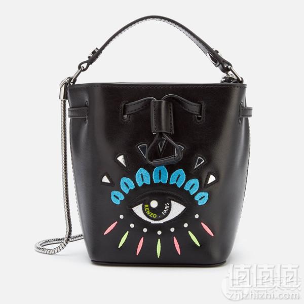 Kenzo 高田贤三 女士真皮Mini水桶包 两色免费直邮到手1509.3元（需用码）