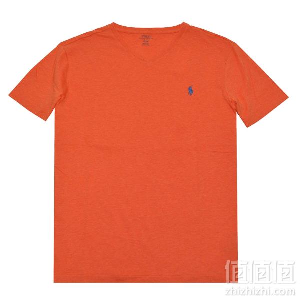限M码，POLO Ralph Lauren 拉夫劳伦 男士纯棉V领短袖T恤 Prime会员凑单免费直邮含税到手150元