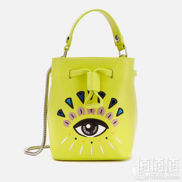 Kenzo 高田贤三 女士真皮Mini水桶包 两色免费直邮到手1509.3元（需用码）