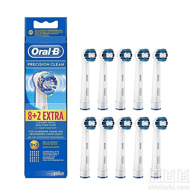Oral-B 欧乐B EB20 电动牙刷头 10支新低129元包邮包税