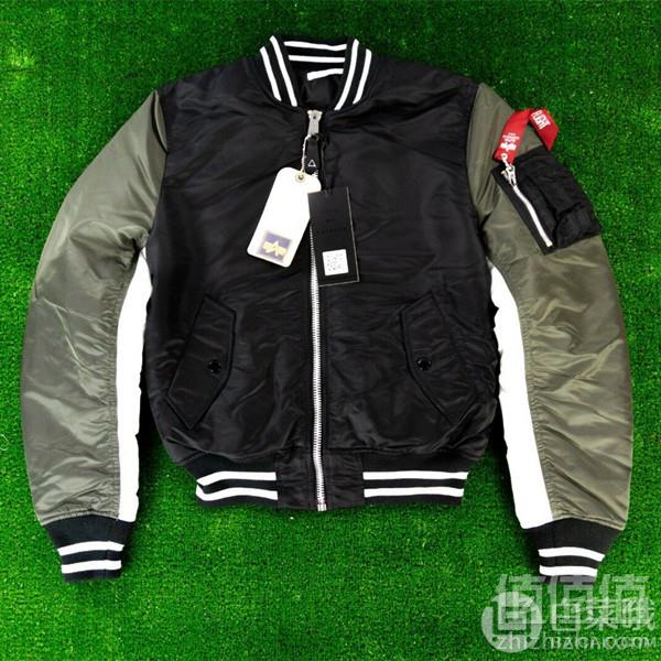 限S码，Alpha Industries 阿尔法 MA-1 Varsity 男士飞行员保暖夹克 Prime会员免费直邮含税到手500元