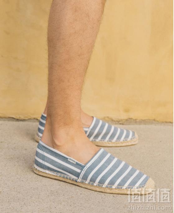 40码，Soludos 男士 Classic Stripe 经典条纹渔夫鞋 MOR110197元包邮包税
