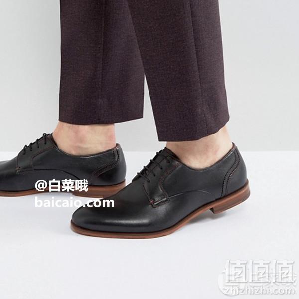 限US9码，Ted Baker 泰德·贝克 Iront 男士真皮牛津鞋 2.2折 Prime会员免费直邮含税到手397元