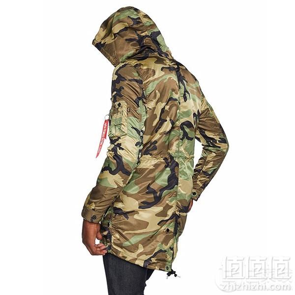 限L码，Alpha Industries 阿尔法工业 男士连帽鱼尾派克大衣 Prime会员免费直邮含税到手611元