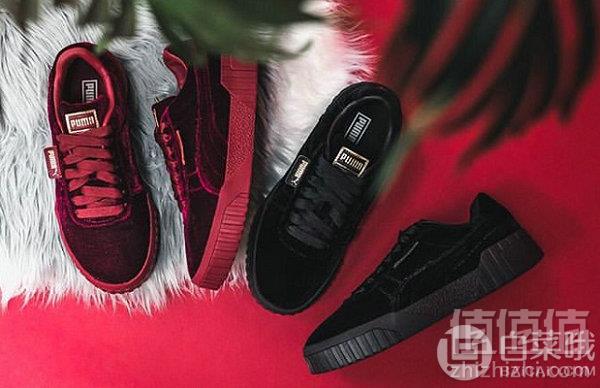 PUMA 彪马 Cali Velvet 女士丝绒板鞋  .99到手约410元