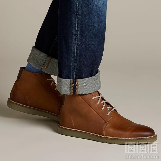 限42码，Clarks 其乐 Grandin Mid 男士真皮短靴 Prime会员免费直邮含税到手393.74元