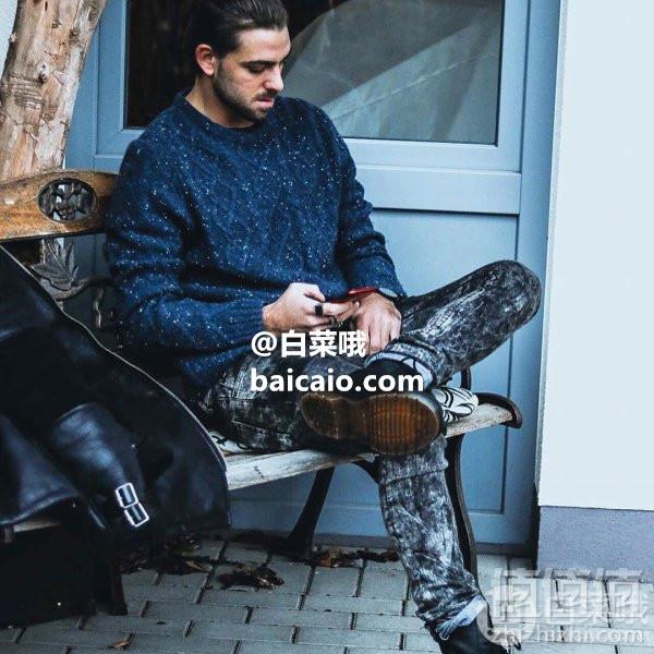 限L码，Original Penguin 企鹅牌 Wool Alpaca 男士羊毛羊驼渔夫毛衣 Prime会员免费直邮含税到手新低240元
