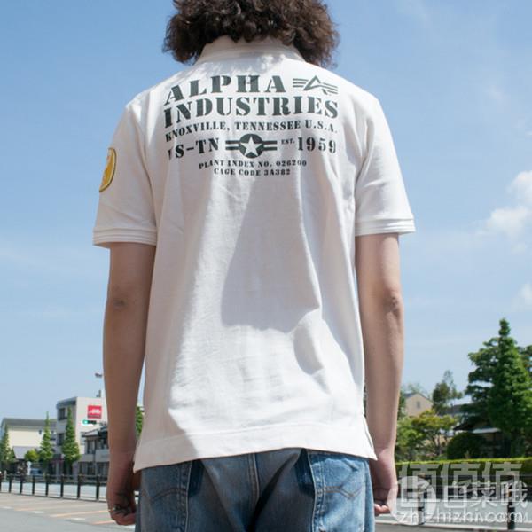 多色码全，Alpha Industries 阿尔法工业 男士纯棉Polo衫 Prime会员免费直邮含税到手277元（需用码）