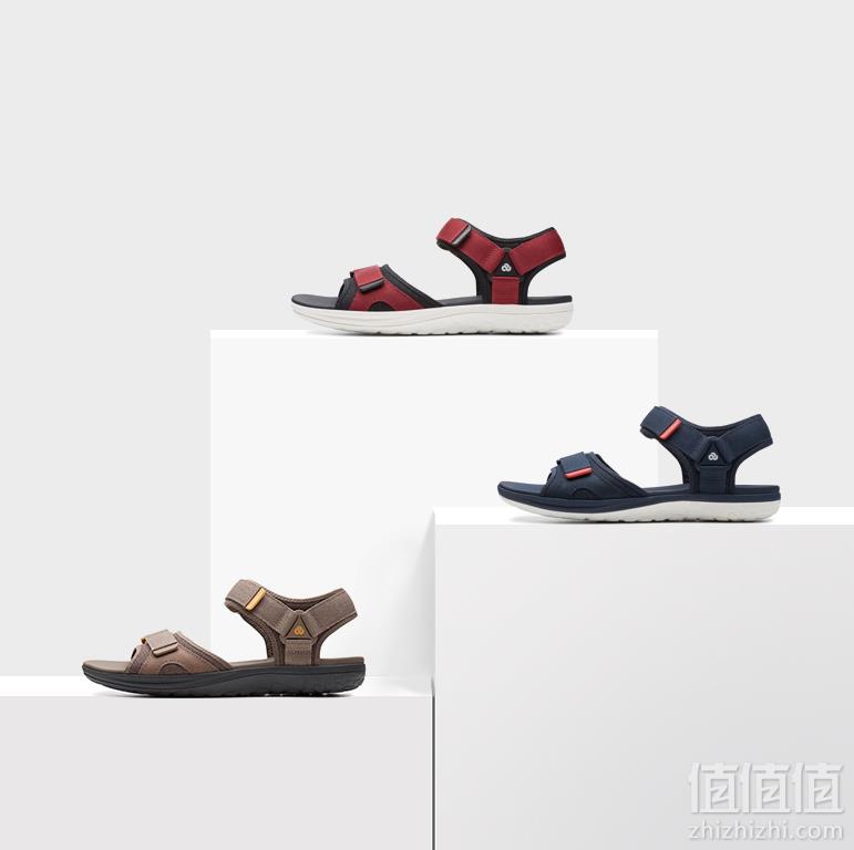 Clarks 其乐 Step Beat Sun 男士魔术贴休闲凉鞋 Prime会员免费直邮含税到手279.02元