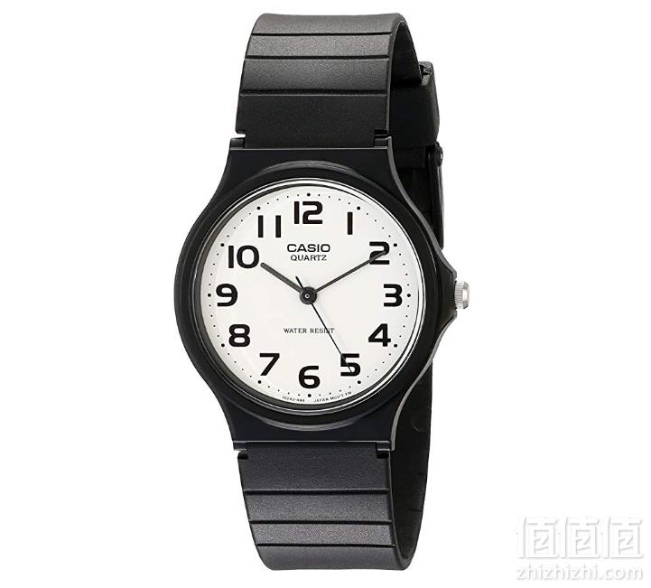 CASIO 卡西欧 EAW-MQ-24-7B2 男士黑色树脂表带手表到手95.28元