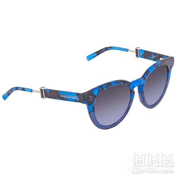 Marc Jacobs 马克·雅可布 MARC 129/S 0U1T 灰蓝色渐变圆形太阳镜 .99（需用码）约276元