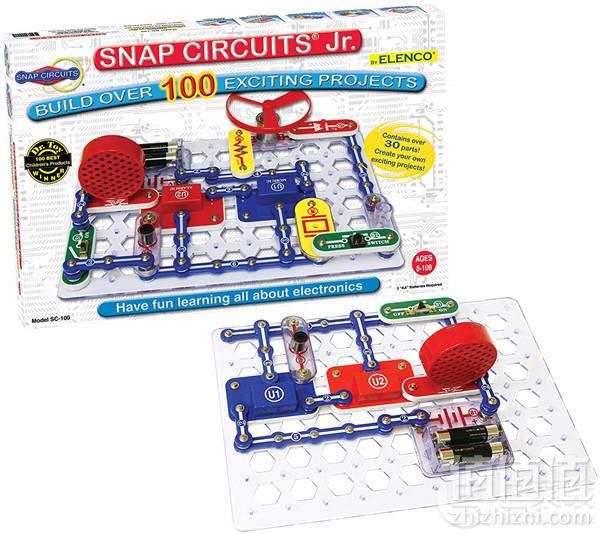 Elenco 埃伦克 Snap Circuits SC-100 电路积木玩具 Prime会员凑单免费直邮含税到手160元