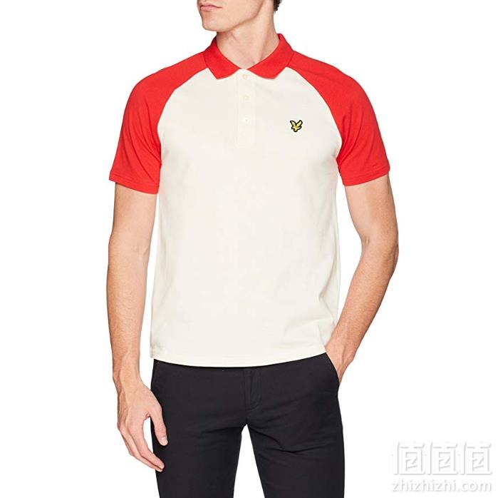L码，Lyle & Scott 苏格兰金鹰 Raglan 男士纯棉Polo衫 Prime会员凑单免费直邮含税到手158.89元