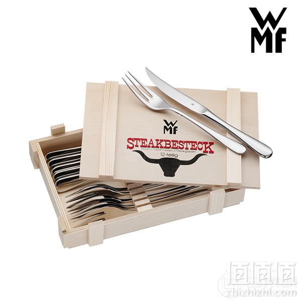 WMF 福腾宝 Steakbesteck系列 不锈钢餐叉12件套 Prime会员免费直邮含税到手249元