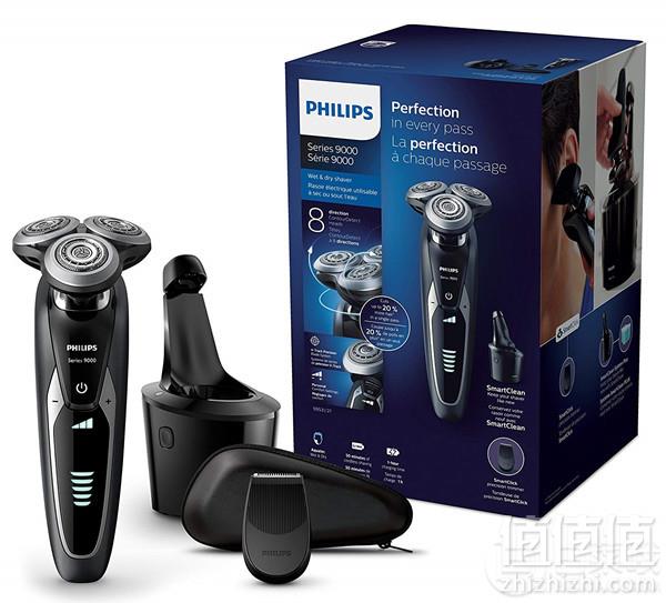 镇店之宝，Philips 飞利浦 9000旗舰系列 S9531/26 干湿两用电动剃须刀 带清洁桶 Prime会员免费直邮含税到手1360元