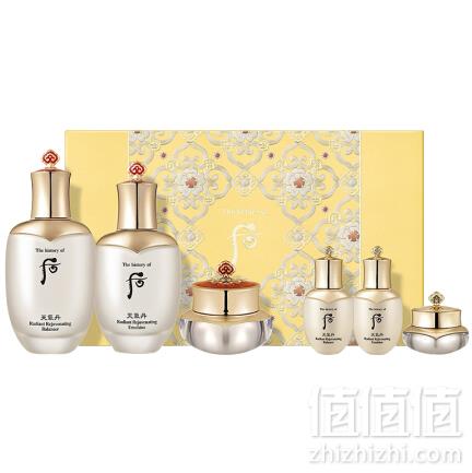 限Plus会员，Whoo 后 天气丹 花献水乳套装1100元包税包邮（需领取）