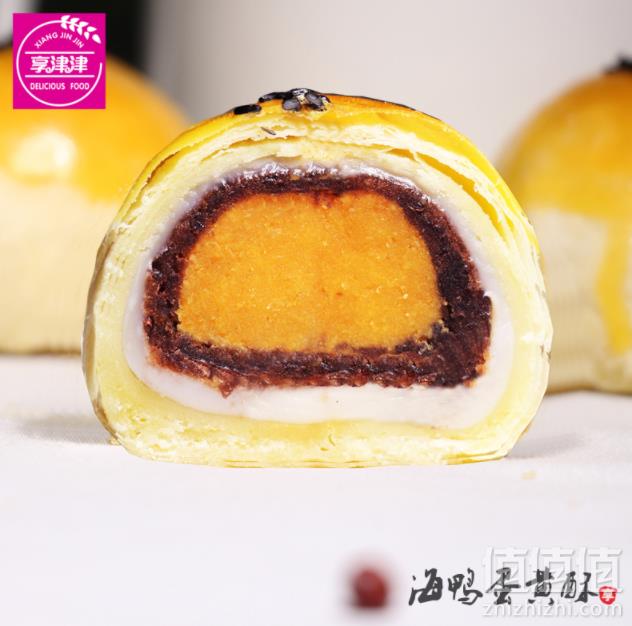 享津津 蛋黄酥雪媚娘 55g*6枚19.9元包邮（需领券）