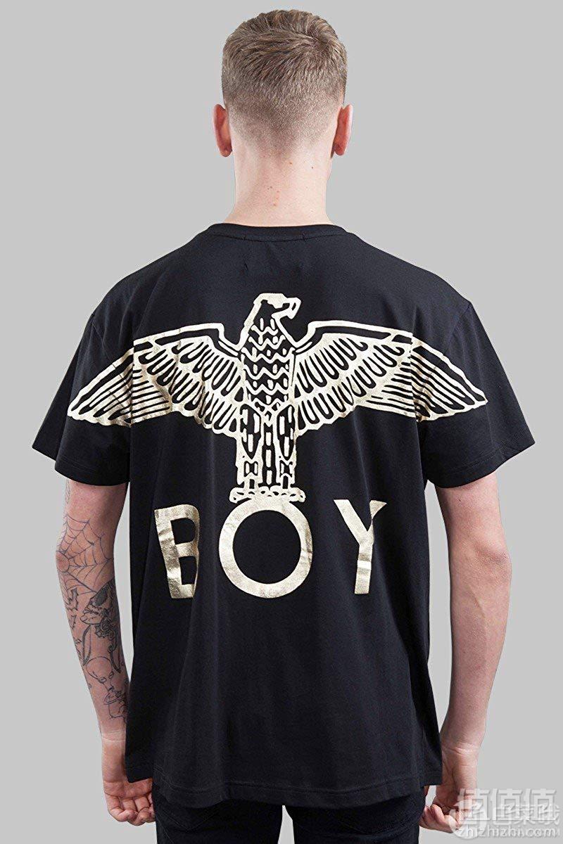 英伦潮牌，BOY LONDON 中性款老鹰logo印花T恤199元包邮
