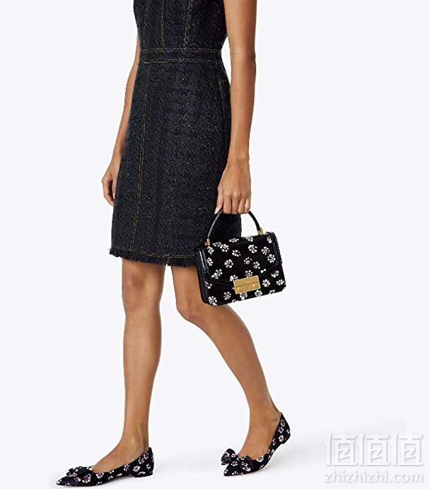 Tory Burch 汤丽柏琦 Juliette 光面碎花手提包 Prime会员免费直邮到手1331.66元