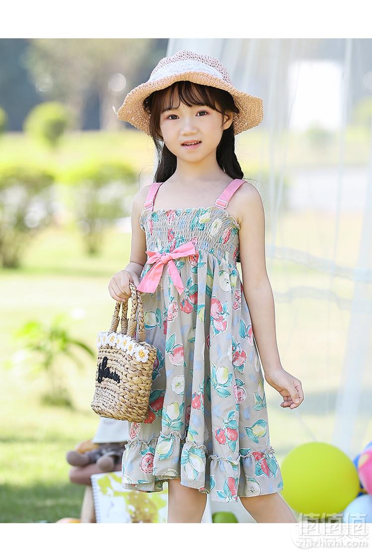 茵曼 2019夏季新款款吊带无袖蝴蝶结连衣裙 多色61元包邮（需领券）