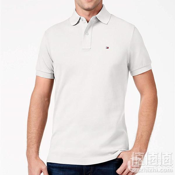 码全，Tommy Hilfiger 汤米·希尔费格 男士纯棉Polo衫DM0DM05508100226元包邮包税