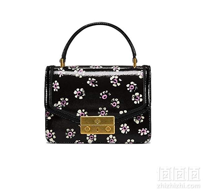 Tory Burch 汤丽柏琦 Juliette 光面碎花手提包 Prime会员免费直邮到手1331.66元