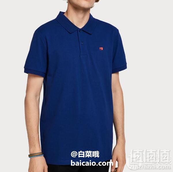 限S码，Scotch & Soda 男士纯棉Polo衫 Prime会员凑单免费直邮含税到手184元