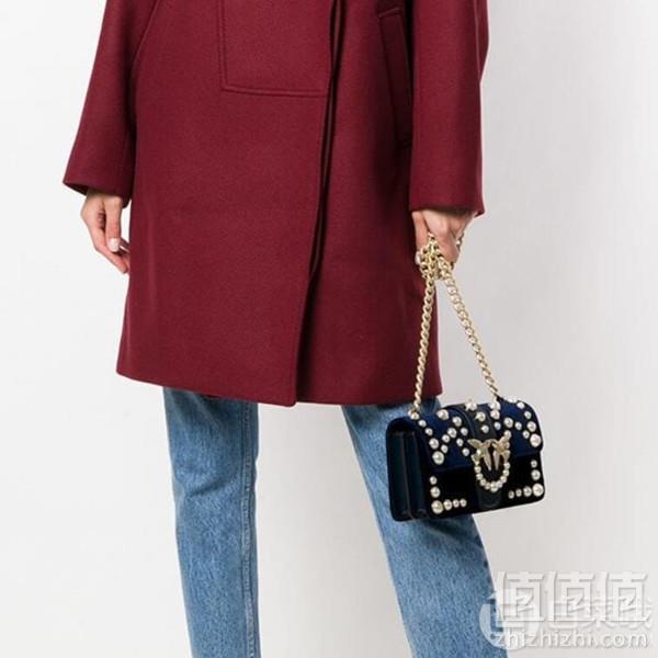 Pinko 品高 Mini款 天鹅绒珍珠燕子包 Prime会员免费直邮含税到手1147元