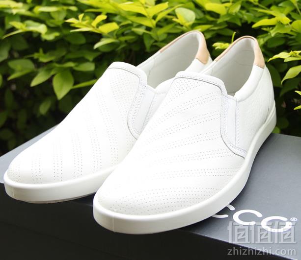 国内￥1013，19年春季新款 ECCO 爱步 Leisure惬意系列 女士牛皮一脚蹬休闲鞋 205043450元包邮包税