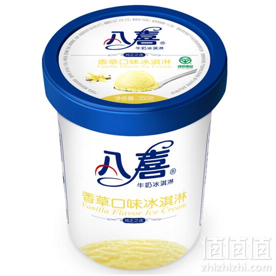 限地区，八喜 牛奶冰淇淋 香草味 550g凑单低至22.73元/件（满￥199-80）