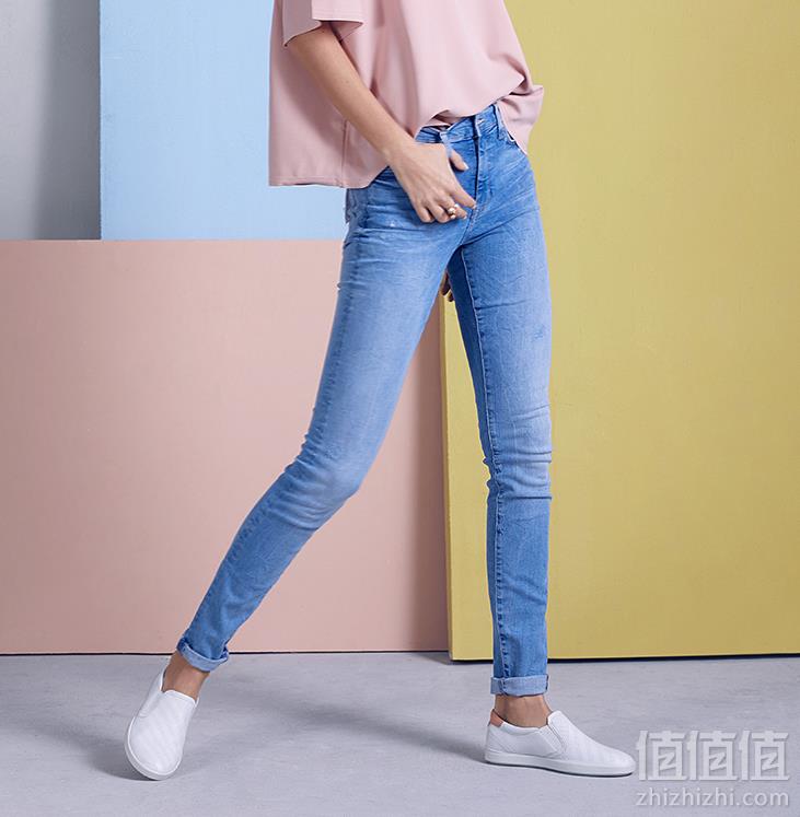 国内￥1013，19年春季新款 ECCO 爱步 Leisure惬意系列 女士牛皮一脚蹬休闲鞋 205043450元包邮包税