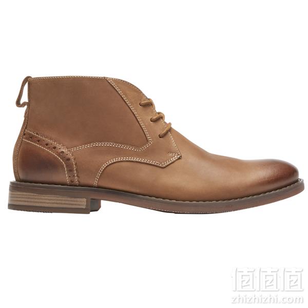 限US9码，Rockport 乐步 Wynstin Chukka 男士真皮短靴 Prime会员免费直邮含税到手新低331.43元