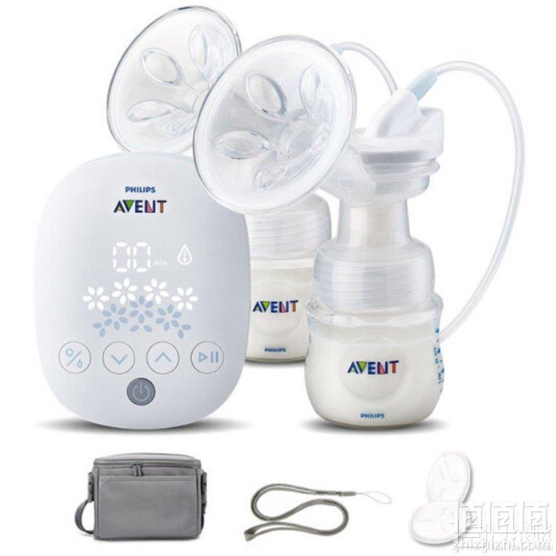 1日0点，AVENT 新安怡 自然系列 双边电动吸乳器礼包 SCF303/01 送纳米加湿器+30片装乳垫*2899元包邮