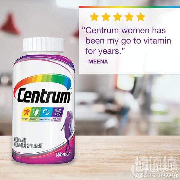 Centrum 善存 女性多种维生素/矿物质补充片 250片 Prime会员凑单免费直邮含税到手119.25元