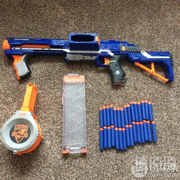 单件包邮，Hasbro 孩之宝 Nerf 热火 N-Strike Elite精英系列 CS-25 横冲发射器 Prime会员免费直邮含税到手183元
