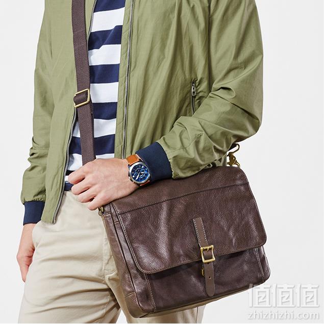 618预告，Fossil 化石 Defender系列 男士牛皮单肩斜挎包 MBG90341099元包邮（可购买额外8折优惠券）