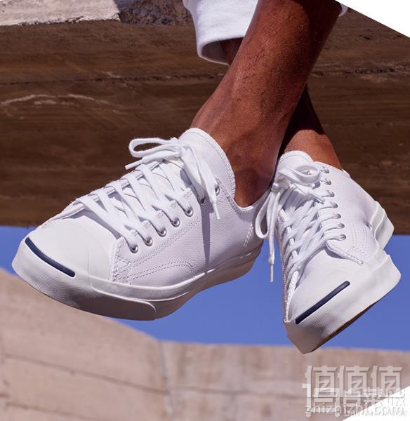 618预售，CONVERSE 匡威  Jack Purcell LTHR OX 中性开口笑休闲鞋199元包邮（定金￥20）