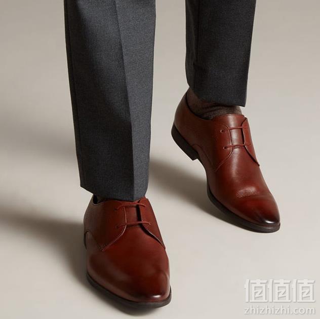 2色码全，Clarks 其乐 Bampton Walk 男士真皮正装鞋 2613542170224.98元包邮包税
