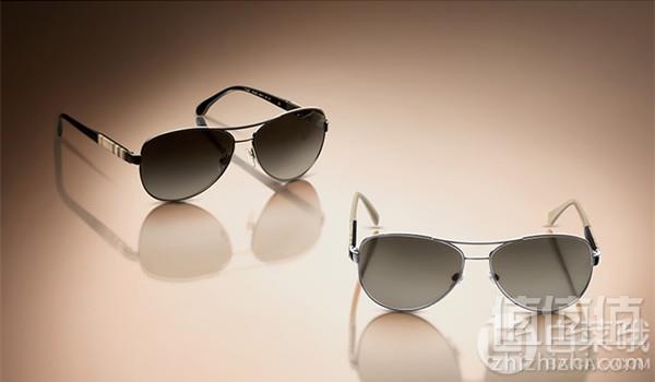 意大利产，Burberry 巴宝莉 格纹系列 BE3080 飞行员太阳镜 Prime会员免费直邮含税到手728元