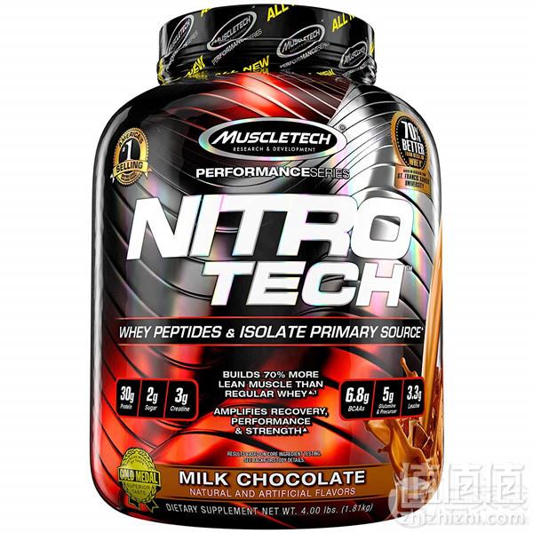 2件0税免邮！Muscletech 肌肉科技 牛奶巧克力味 正氮增肌蛋白粉1.81kg 折后.14（需用码）约270元